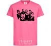 Детская футболка Rammstein группа Ярко-розовый фото