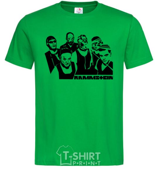 Men's T-Shirt Rammstein band kelly-green фото