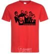 Men's T-Shirt Rammstein band red фото