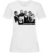 Women's T-shirt Rammstein band White фото