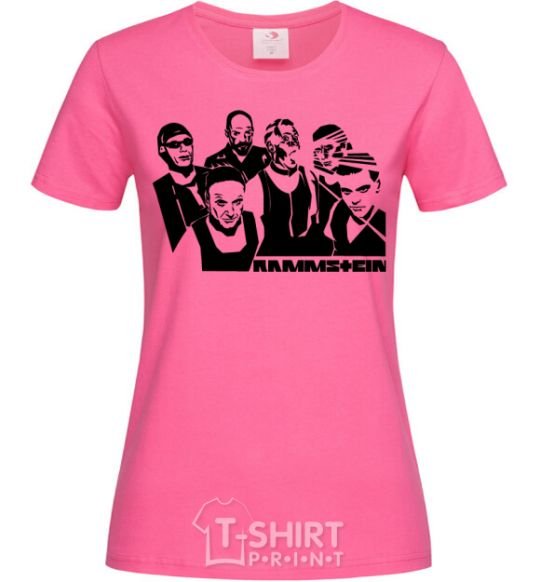 Women's T-shirt Rammstein band heliconia фото