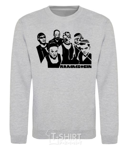 Sweatshirt Rammstein band sport-grey фото