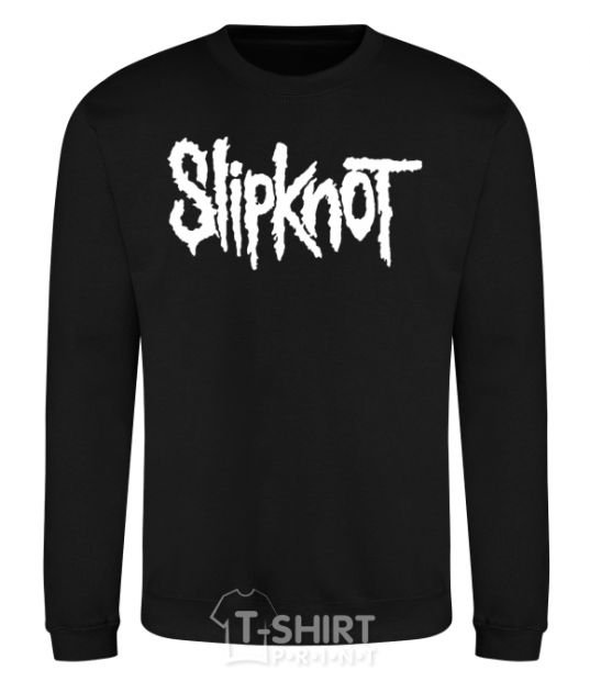 Sweatshirt Slipknot inscription black фото