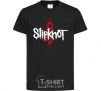 Kids T-shirt Slipknot logotype black фото