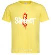 Men's T-Shirt Slipknot logotype cornsilk фото