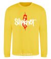 Sweatshirt Slipknot logotype yellow фото