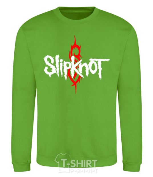 Sweatshirt Slipknot logotype orchid-green фото