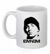 Ceramic mug Eminem face White фото