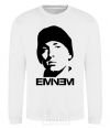 Sweatshirt Eminem face White фото