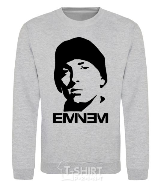 Sweatshirt Eminem face sport-grey фото