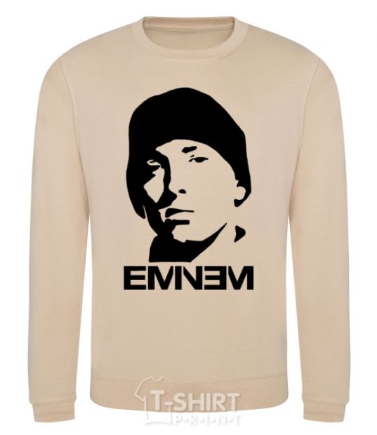 Sweatshirt Eminem face sand фото