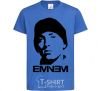 Детская футболка Eminem face Ярко-синий фото