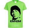 Детская футболка Eminem face Лаймовый фото