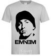 Men's T-Shirt Eminem face grey фото