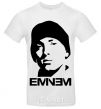 Men's T-Shirt Eminem face White фото