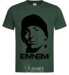 Men's T-Shirt Eminem face bottle-green фото