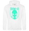 Men`s hoodie Sum 41 alien White фото