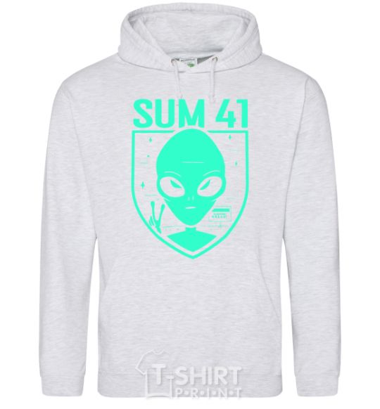 Men`s hoodie Sum 41 alien sport-grey фото