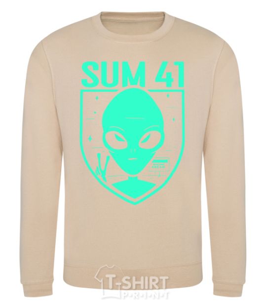 Sweatshirt Sum 41 alien sand фото