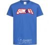 Детская футболка Sum 41 logo Ярко-синий фото