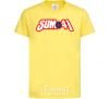 Детская футболка Sum 41 logo Лимонный фото