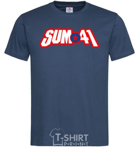 Мужская футболка Sum 41 logo Темно-синий фото