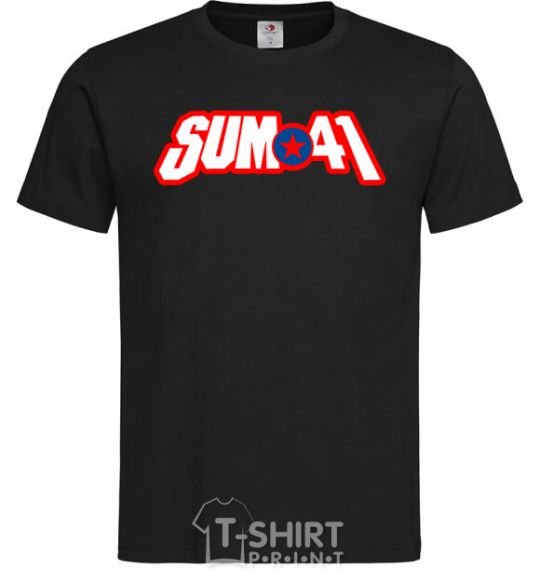 Men's T-Shirt Sum 41 logo black фото