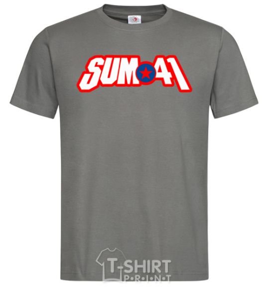 Men's T-Shirt Sum 41 logo dark-grey фото