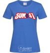 Women's T-shirt Sum 41 logo royal-blue фото