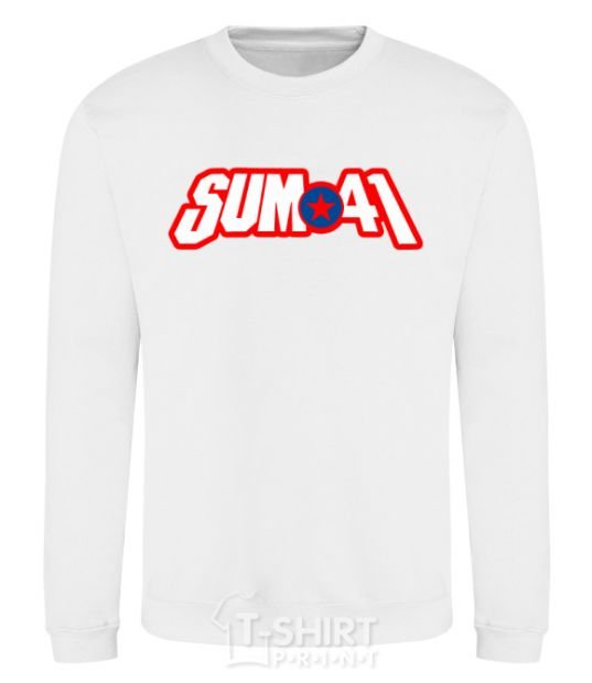 Sweatshirt Sum 41 logo White фото