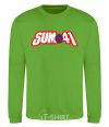 Sweatshirt Sum 41 logo orchid-green фото