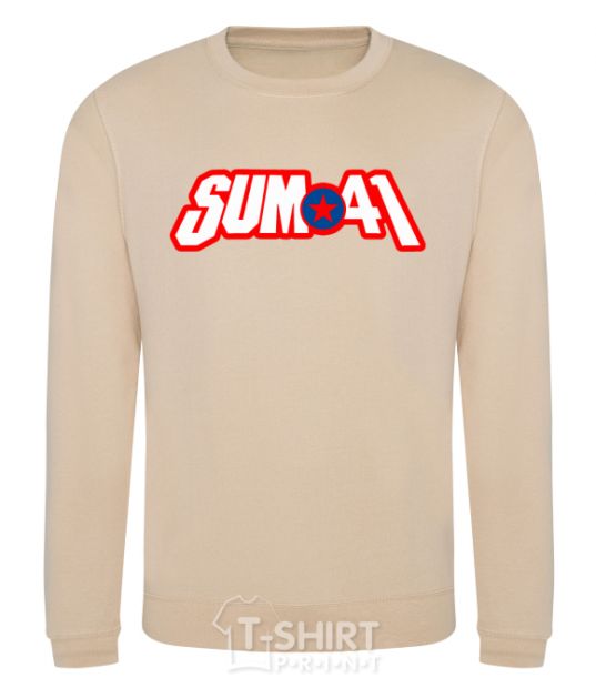 Sweatshirt Sum 41 logo sand фото