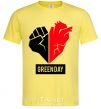 Men's T-Shirt Green Day logo cornsilk фото