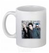 Ceramic mug Green Day group White фото