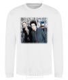 Sweatshirt Green Day group White фото