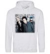 Men`s hoodie Green Day group sport-grey фото