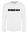 Sweatshirt Green day logo black White фото