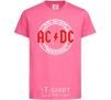 Детская футболка AC_DC high voltage Ярко-розовый фото