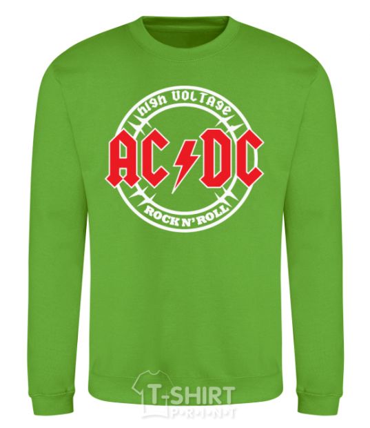 Sweatshirt AC_DC high voltage orchid-green фото