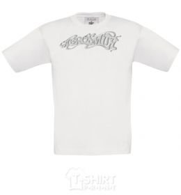 Kids T-shirt Aerosmith 3D White фото