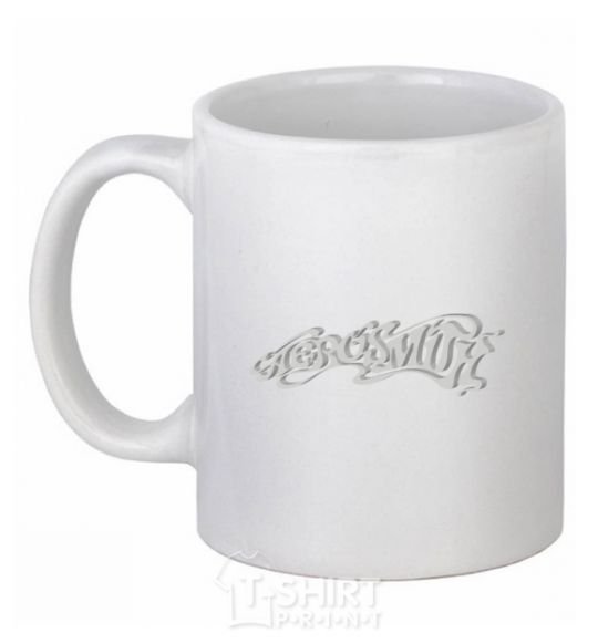 Ceramic mug Aerosmith 3D White фото