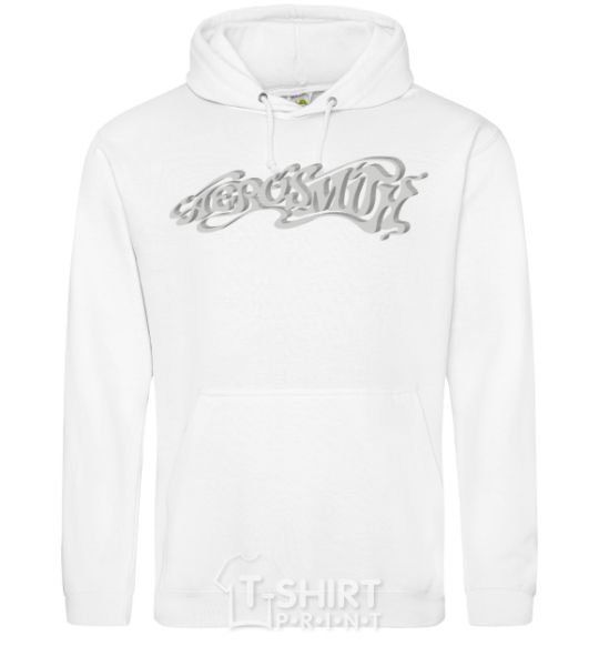 Men`s hoodie Aerosmith 3D White фото