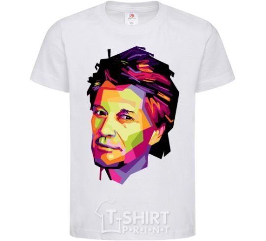 Kids T-shirt Jon Bon Jovi White фото