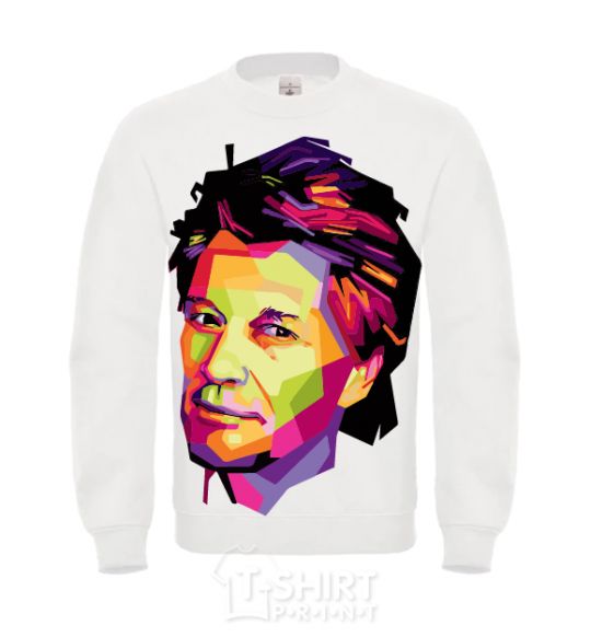 Sweatshirt Jon Bon Jovi White фото