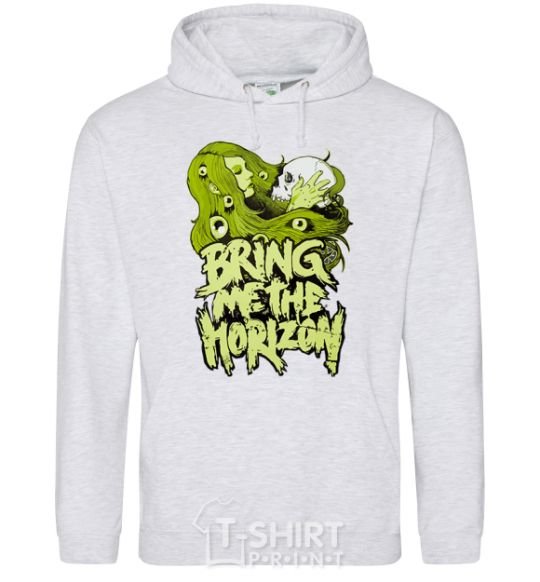 Men`s hoodie BMTH sport-grey фото