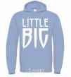 Men`s hoodie Little big sky-blue фото