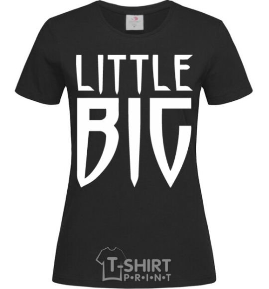 Женская футболка Little big Черный фото