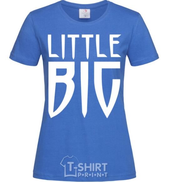 Женская футболка Little big Ярко-синий фото