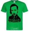 Men's T-Shirt Marilyn Manson kelly-green фото