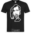 Men's T-Shirt Marilyn Manson face black фото